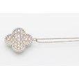 PT900/850 ダイアイリペンダントネックレス 1.00ct 5.20g　表面拡大