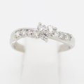 PT900 ダイアイリリング 0.50ct 3.20g