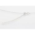 スタージュエリー K18WG ブルートパーズダイアイリペンダントネックレス 0.03ct 4.00g　留め具