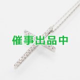 ポンテヴェキオ　K18WG ダイアイリペンダントネックレス 0.21ct 4.10g
