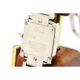 カルティエ　タンクフランセーズＳＭ　Ｗ５１０３１Ｑ３　銀文字盤　ピンクロゴ　２００６Ｘｍａｓ限定　裏面拡大
