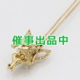画像1: K18 ダイアイリペンダントネックレス 0.18ct 0.08ct 4.80g (1)