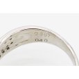 PT900 ダイアイリリング 0.567ct 0.40ct 6.60g　刻印(2)
