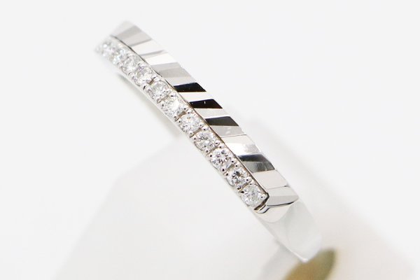 PT950 ダイアイリリング 0.15ct 3.00g　サイド