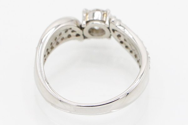 PT900 ダイアイリリング 0.567ct 0.40ct 6.60g　内側