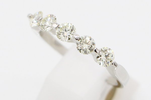 PT999 ダイアイリリング 1.00ct 4.80g　サイド