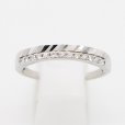 PT950 ダイアイリリング 0.15ct 3.00g