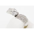 PT900 ダイアイリリング 0.567ct 0.40ct 6.60g　サイド