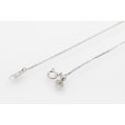 PT900/850 ダイアイリペンダントネックレス 0.545ct 0.50ct 4.60g　留め具外したイメージ