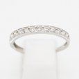 PT950 ダイアイリリング 0.30ct 3.40g 1.30g