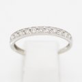 PT950 ダイアイリリング 0.30ct 3.40g 1.30g
