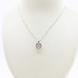 PT900/850 ダイアイリペンダントネックレス 0.545ct 0.50ct 4.60g　装着イメージ