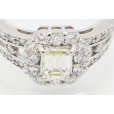 PT900 ダイアイリリング 0.542ct 0.61ct 5.50g　拡大