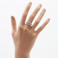 PT900 ダイアイリリング 0.542ct 0.61ct 5.50g　装着イメージ