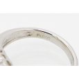 PT900 ダイアイリリング 0.542ct 0.61ct 5.50g　刻印