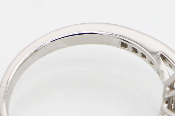 ティファニー　PT950 ダイアイリフラワーリング 4.00g