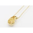 星の砂　K18 ダイアイリペンダントネックレス 0.22ct 4.00g　裏面