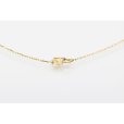 星の砂　K18 ダイアイリペンダントネックレス 0.22ct 4.00g　留め具