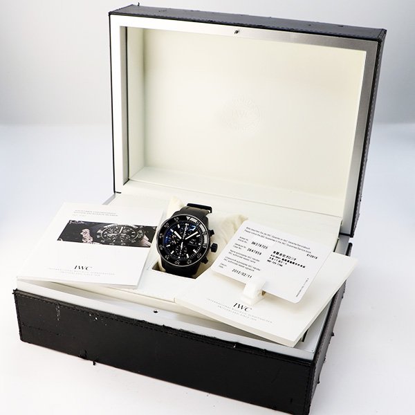 ＩＷＣ　アクアタイマー２０００　クロノ　ＩＷ３６７６７０５　黒文字盤　ガラパゴス限定　箱