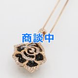 K18PG ダイアイリペンダントネックレス 0.50ct 3.50g