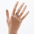 K18WG ルビーダイアイリリング 0.57ct 0.65ct 3.60g　装着イメージ