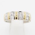 PT900/K18 ダイアイリリング 0.51ct 8.10g
