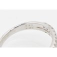 K18WG ルビーダイアイリリング 0.57ct 0.65ct 3.60g　刻印(2)