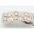 PT900/850/K18 ダイアイリペンダントネックレス 0.23ct 6.80g　拡大