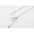 PT900/850/K18 ダイアイリペンダントネックレス 0.23ct 6.80g　外したイメージ
