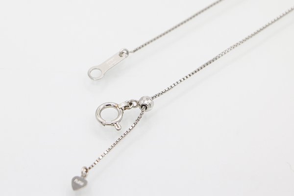 PT900/850/K18 ダイアイリペンダントネックレス 0.23ct 6.80g　外したイメージ