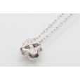 ミキモト　K18WG ダイアイリペンダントネックレス 0.07ct 3.00g　裏面