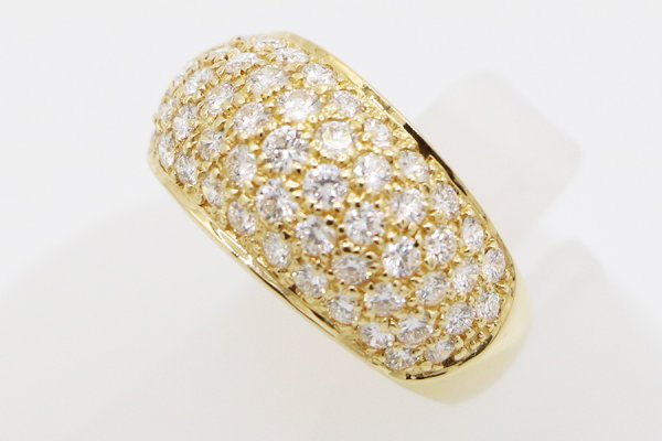 ミキモト　K18 ダイアイリリング 1.28ct 5.80g　サイド