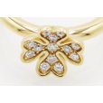ミキモト　K18 ダイアイリリング 0.12ct 4.50g　拡大
