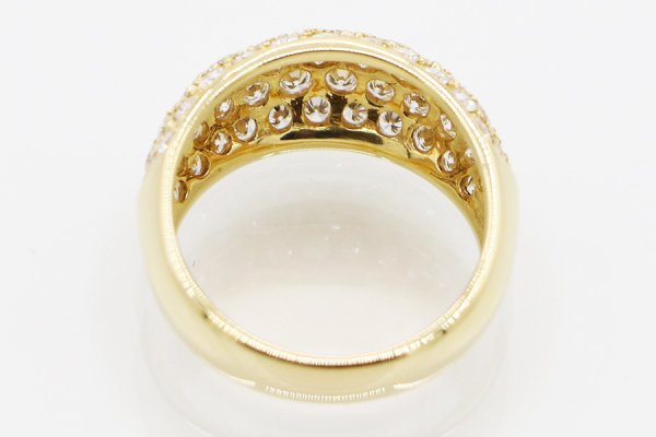 ミキモト　K18 ダイアイリリング 1.28ct 5.80g　内側