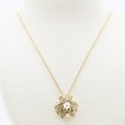 ミキモト　K18 パールダイアイリペンダントネックレス 8.50g　装着イメージ
