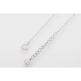 ミキモト　K18WG ダイアイリペンダントネックレス 0.07ct 3.00g　留め具外したイメージ