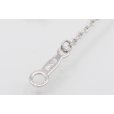 ミキモト　K18WG サファイアダイアイリペンダントネックレス 0.13ct 5.10g　刻印