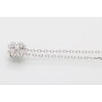 ミキモト　K18WG ダイアイリペンダントネックレス 0.07ct 3.00g　サイド