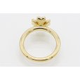 ミキモト　K18 ダイアイリリング 0.12ct 4.50g　内側