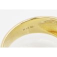 ミキモト　K18 ダイアイリリング 1.28ct 5.80g　刻印