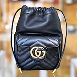 グッチ GGマーモントミニバケットバック 746433 0416 ブラック　買取