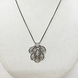 K18WG ダイア入りペンダントネックレス 0.75 8.30g　買取