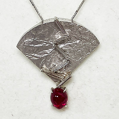 菅沼知行 PT900 ルビーダイア入りトップ 2.16 0.474 10.80g　買取