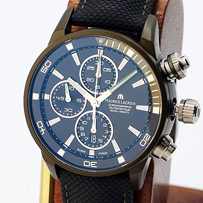 モーリスラクロア　ポントスＳエクストリームクロノ　ＰＴ６０２８　黒文字盤　仕入れ