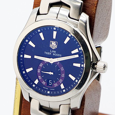 タグホイヤー リンク WJF211D 黒文字盤 紫リング タイガー・ウッズ限定 仕入れ