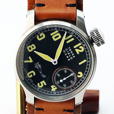 テッラチェロマーレ　ＴＣ７０４４ＡＣ３ＰＡ　フェラーリン　黒文字盤　革ベルト　買取