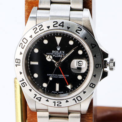 ロレックス　エクスプローラーⅡ　１６５７０　黒文字盤　Ｄ番　買取