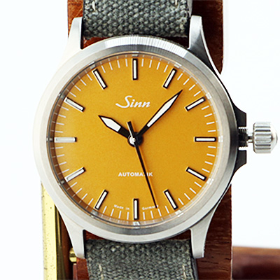 ジン　５５６　シトリンイエロー　黄色文字盤　買取