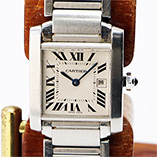 カルティエ タンクフランセーズMM 2465 白文字盤 買取