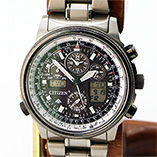 シチズン　プロマスタースカイ　Ｕ６８０－Ｔ０１６６８５　黒文字盤　買取